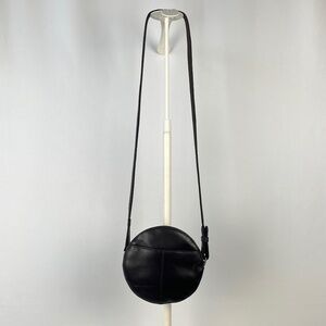 FRYE | Vintage Frye Circle Leather + Nylon Crossbody | Dark Brown